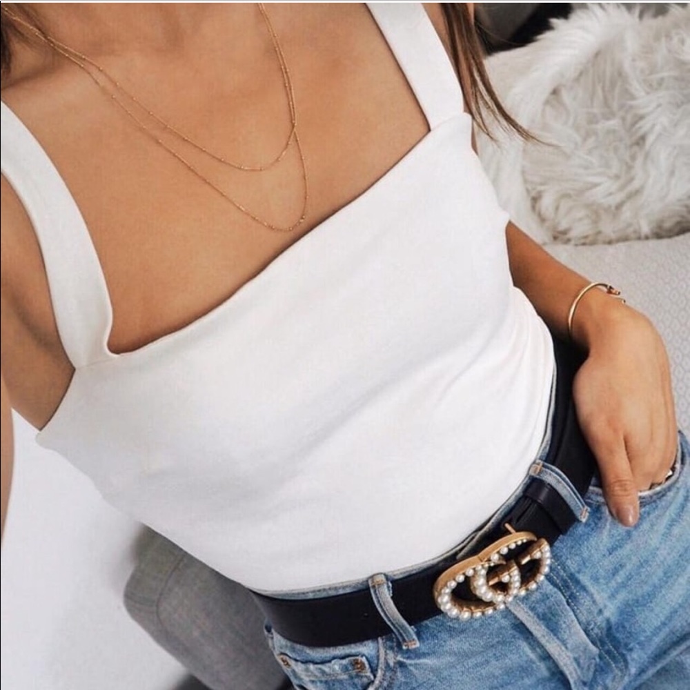 Lulus white bodysuit